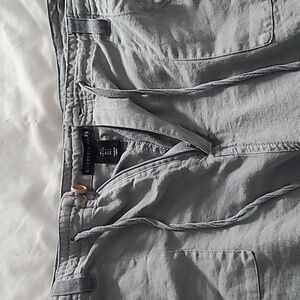 Sincerely Jules Grey linen blend pants sz L
